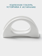 Салфетница Hanna Knövell, 11.3 см, h=6.2 см, фарфор, белая - Фото 2