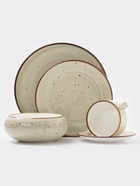 Тарелка с бортиком Magistro Mediterana, d=25.5 см, фарфор, бежевая - Фото 6