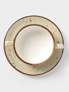 Бульонница с блюдцем Magistro Mediterana, 270 мл, фарфор, бежевая - Фото 3