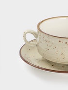 Бульонница с блюдцем Magistro Mediterana, 270 мл, фарфор, бежевая - Фото 4