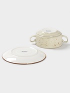 Бульонница с блюдцем Magistro Mediterana, 270 мл, фарфор, бежевая - Фото 8