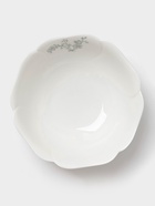 Салатник WY Bloomware, 500 мл, 15×6 см, фарфор, белый, зелёный - Фото 3