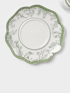 Чайная пара WY Bloomware, 2 предмета; чашка 220 мл, блюдце 15 см, фарфор, белая, зелёная - Фото 3