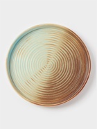 Тарелка обеденная Magistro Sand Ripples, d=26.5 см, фарфор, голубая - Фото 3