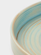 Тарелка обеденная Magistro Sand Ripples, d=26.5 см, фарфор, голубая - Фото 5