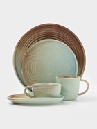 Кружка Magistro Sand Ripples, 300 мл, фарфор, голубая - Фото 6