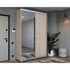 Шкаф-купе PRIME, 2 двери, зеркало, 1400×604×2300 мм, цвет ясень цвет шимо светлый  (артикул 10788868)  большой выбор товаров оптом и в розницу по низким ценам с доставкой