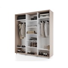 Шкаф-купе PRIME, 3 двери, 3 зеркала, 1770×604×2300 мм, цвет ясень цвет шимо светлый  (артикул 10788877)  большой выбор товаров оптом и в розницу по низким ценам с доставкой