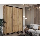 Шкаф-купе PRIME, 3 двери, 2070×604×2300 мм, цвет дуб вотан - фото 14786265