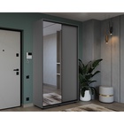 Шкаф-купе PRIME, 2 двери, зеркало, 1400×604×2300 мм, цвет дуб - фото 14786313