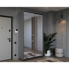 Шкаф-купе PRIME, 2 двери, 2 зеркала, 1600×604×2300 мм, цвет дуб - фото 14786329