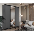 Шкаф-купе PRIME, 3 двери, зеркало, 1770×604×2300 мм, цвет дуб - фото 14786337