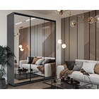 Шкаф-купе PRIME, 3 двери, 3 зеркала, 2370×604×2300 мм, цвет дуб - фото 14786377