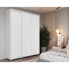 Шкаф-купе PRIME, 3 двери, 2070×604×2300 мм, цвет белый - фото 14786517