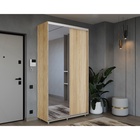 Шкаф-купе PRIME, 2 двери, зеркало, 1600×604×2300 мм, цвет дуб сонома - фото 14786577