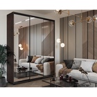 Шкаф-купе PRIME, 3 двери, 3 зеркала, 1770×604×2300 мм, цвет венге темный 10789017