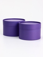 Набор шляпных коробок 2 в 1,«Лавандовый»,14×10,х14×9.13×8.5 см - фото 35794430