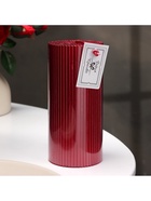 УЦЕНКА Свеча - цилиндр «Рельеф», 7×15 см, МИКС - Фото 12