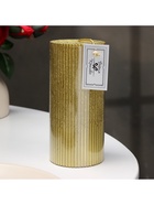 УЦЕНКА Свеча - цилиндр «Рельеф», 7×15 см, МИКС - Фото 4