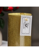 УЦЕНКА Свеча - цилиндр «Рельеф», 7×15 см, МИКС - Фото 5