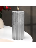 УЦЕНКА Свеча «Рельеф», 7×15 см, МИКС 10872586