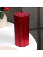 УЦЕНКА Свеча - цилиндр «Рельеф», 7×15 см, МИКС - Фото 11