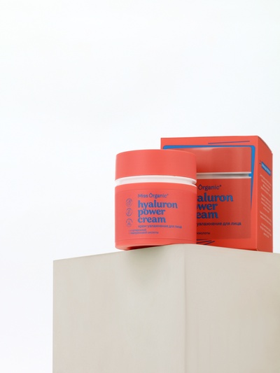 Крем для лица увлажняющий Hyaluron power cream, 45 мл, Miss Organic
