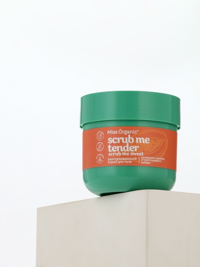 Скраб для тела разглаживающий Scrub me tender, 140 мл, Miss Organic
