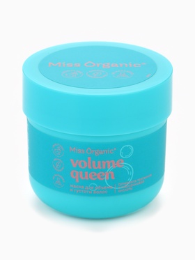 Маска для объема и густоты волос Volume queen, 140 мл, Miss Organic