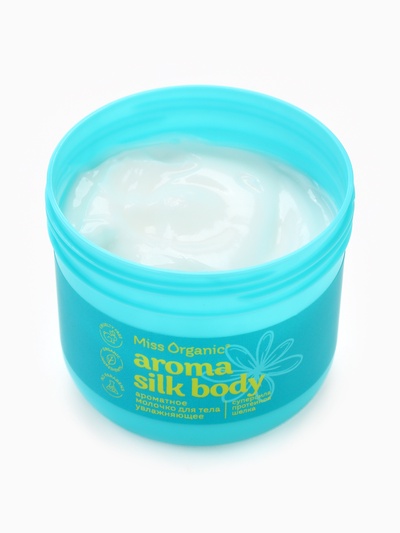 Молочко для тела Aroma silk body, увлажняющее, 140 мл, Miss Organic