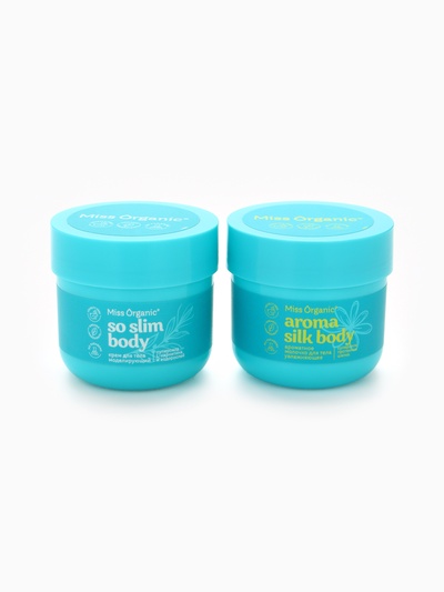 Молочко для тела Aroma silk body, увлажняющее, 140 мл, Miss Organic