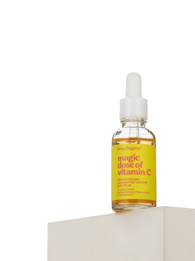 Сыворотка для лица обновляющая Magic dose of vitamin C, 30 мл, Miss Organic