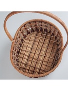 УЦЕНКА Корзина плетёная, 25×32×8/34 см, ротанг, сыть - Фото 5