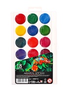 УЦЕНКА Акварель 18 цветов Calligrata, пластик, европодвес 10872502