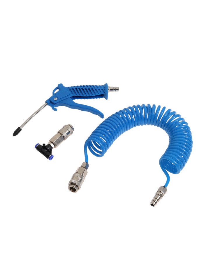 Продувочный пневматический пистолет ТУНДРА, пластиковый корпус, в наборе со шлангом - Фото 1