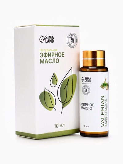 Эфирное масло «Валериана», 10 мл, с пипеткой