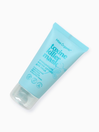 Маска для лица очищающая Toxine killer mask, детокс, 50 мл, Miss Organic