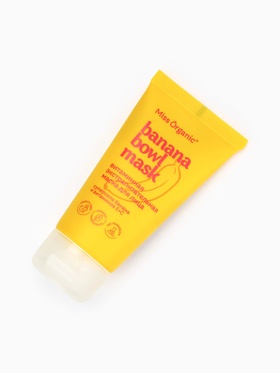 Маска для лица витаминная Banana bowl mask, экстрапитательная, 50 мл, Miss Organic