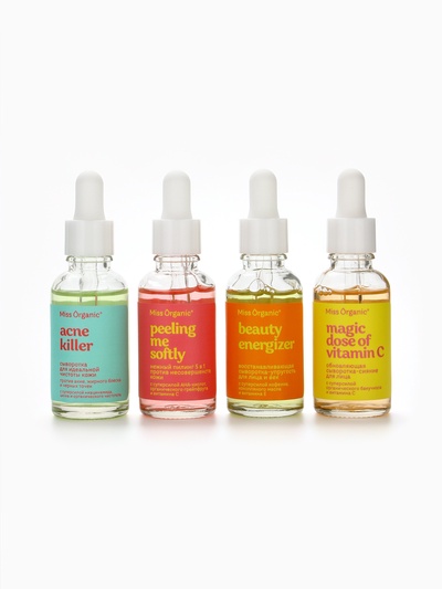Пилинг 5 в 1 Peeling me softly, против несовершенств кожи, 30 мл, Miss Organic