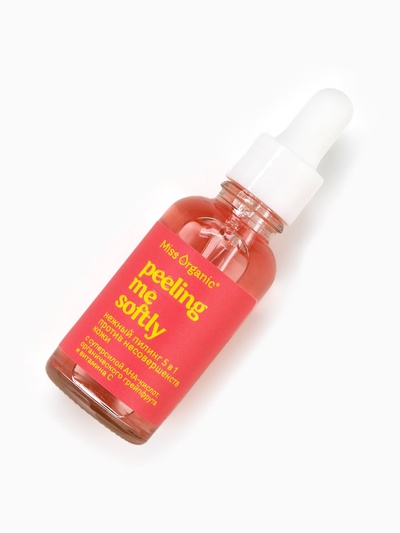 Пилинг 5 в 1 Peeling me softly, против несовершенств кожи, 30 мл, Miss Organic