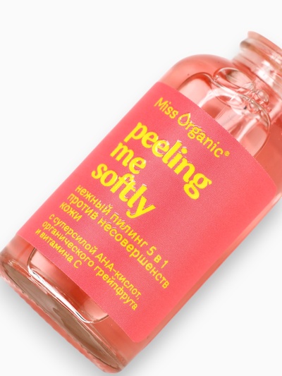 Пилинг 5 в 1 Peeling me softly, против несовершенств кожи, 30 мл, Miss Organic