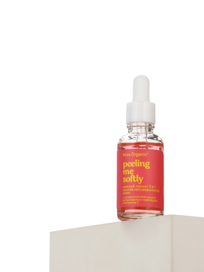 Пилинг 5 в 1 Peeling me softly, против несовершенств кожи, 30 мл, Miss Organic