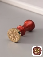 Печать для сургуча с пластиковой ручкой «Буква B на вензеле», 2.5×2.5×6.3 см - Фото 1