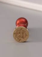 Печать для сургуча с пластиковой ручкой «Буква B на вензеле», 2.5×2.5×6.3 см - Фото 2