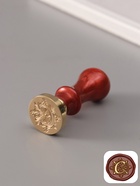 Печать для сургуча с пластиковой ручкой «Буква C на вензеле», 2.5×2.5×6.3 см - Фото 1
