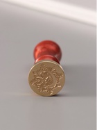 Печать для сургуча с пластиковой ручкой «Буква C на вензеле», 2.5×2.5×6.3 см - Фото 2