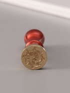 Печать для сургуча с пластиковой ручкой «Буква G на вензеле», 2.5×2.5×6.3 см - Фото 2