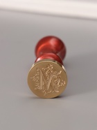 Печать для сургуча с пластиковой ручкой «Буква M на вензеле», 2.5×2.5×6.3 см - Фото 2