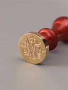 Печать для сургуча с пластиковой ручкой «Буква M на вензеле», 2.5×2.5×6.3 см - Фото 4