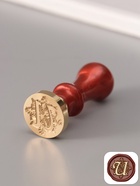 Печать для сургуча с пластиковой ручкой «Буква U на вензеле», 2.5×2.5×6.3 см - Фото 1